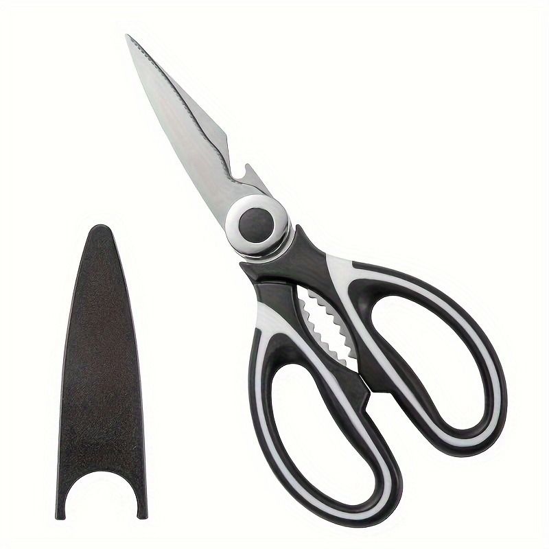 Heavy-Duty Kitchen Shears – 420 Stainless Steel Multipurpose Scissors for Chicken, Duck, Fish & Vegetables – Sharp Blades, Ergonomic Handles, Food-Safe, Durable Cooking Tool