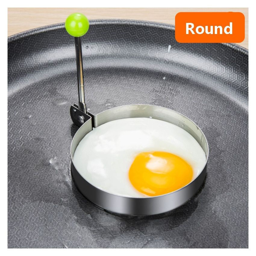 4 PCS Egg Mold Set – Stainless Steel Egg Ring Molds for Cooking, Creative Kawaii Fried Egg & Pancake Shaper, Nonstick Breakfast Rings, Kitchen Accessories for Eggs, Bread & Pancakes