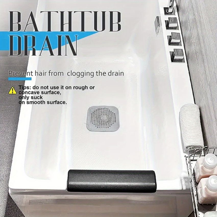 Hair Catcher & Sink Drain Filter – Bathtub, Shower & Kitchen Plug, Deodorizer Stopper, Anti-Clog Hair Filter, Bathroom & Kitchen Drain Tool