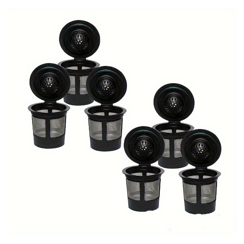 4-Pack Reusable Coffee Filter Pods for Keurig 1.0 & 2.0 – BPA-Free, Universal Fit, Purple