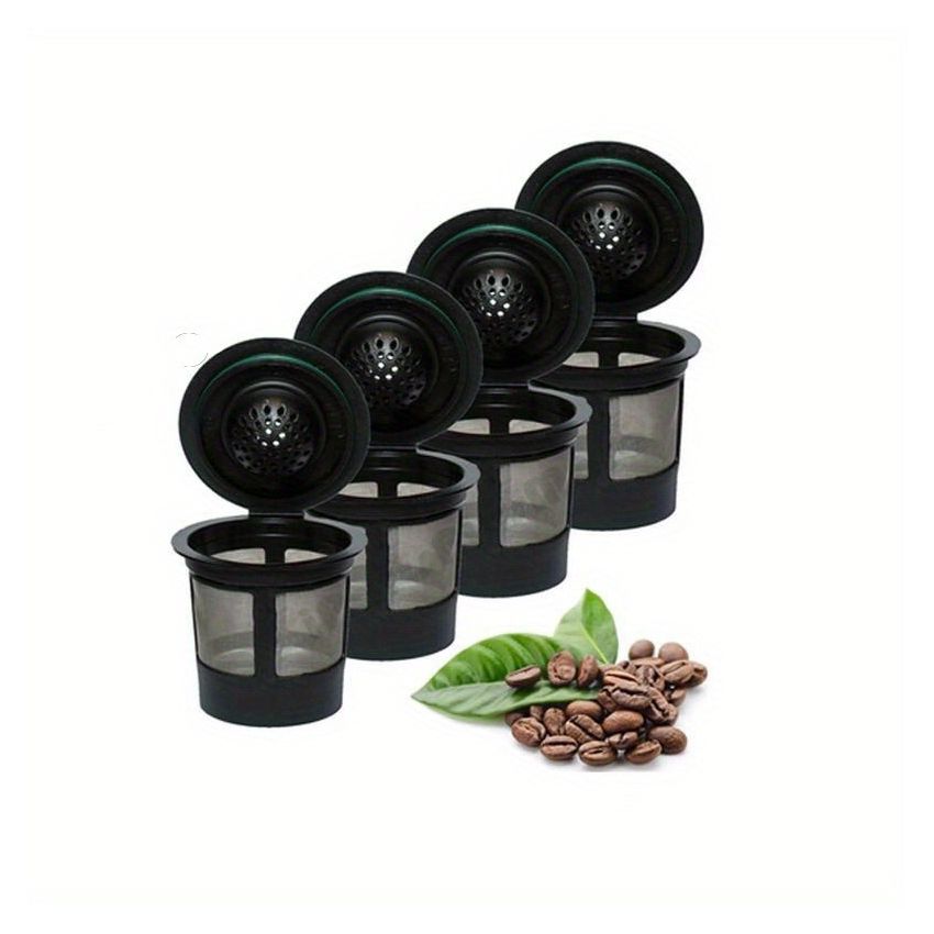 4-Pack Reusable Coffee Filter Pods for Keurig 1.0 & 2.0 – BPA-Free, Universal Fit, Purple