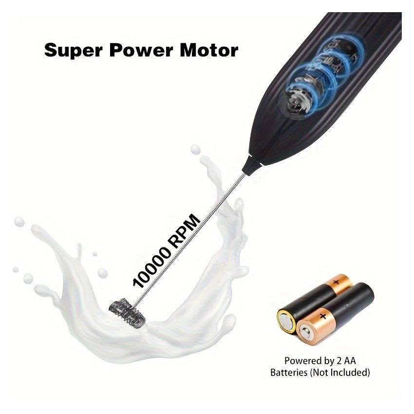  Handheld Electric Milk Frother 