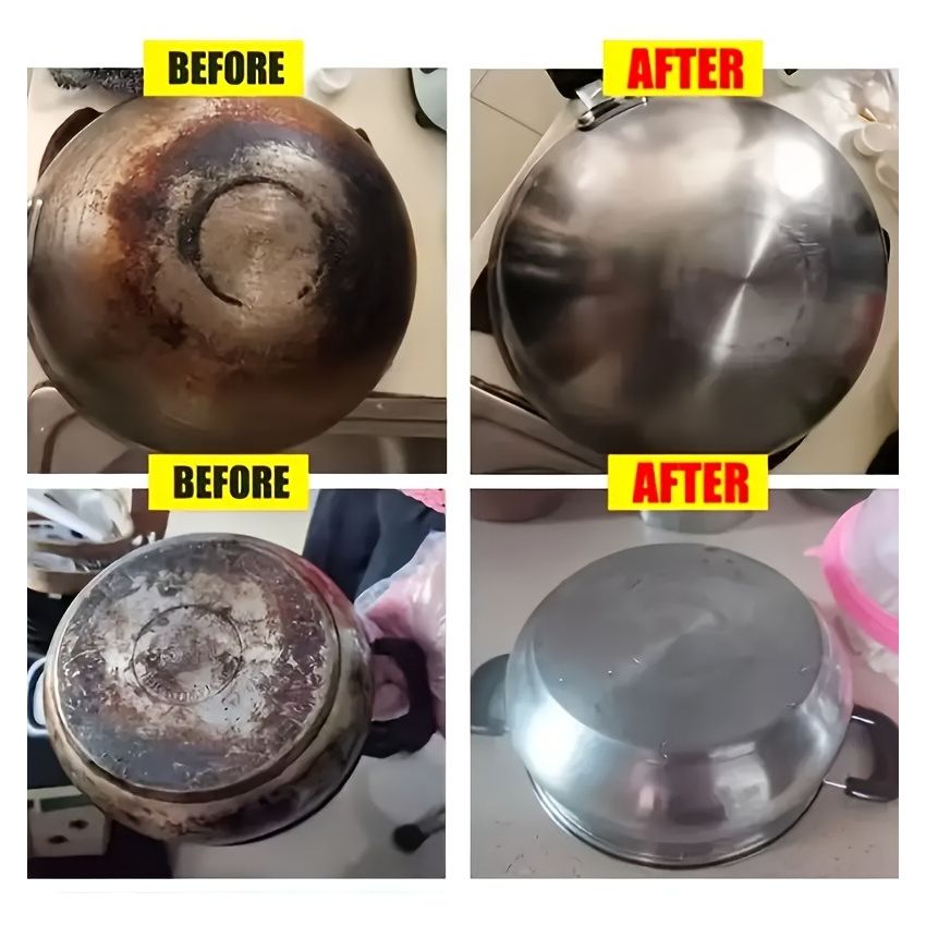 Multifunctional Metal Polishing Paste 30ML + SCRUB PDA – All-in-One Chrome & Metal Repair, Rust Removal & Polishing Compound for Cars, Motorcycles, RVs, Kitchen Utensils, Bathroom & Stainless Steel