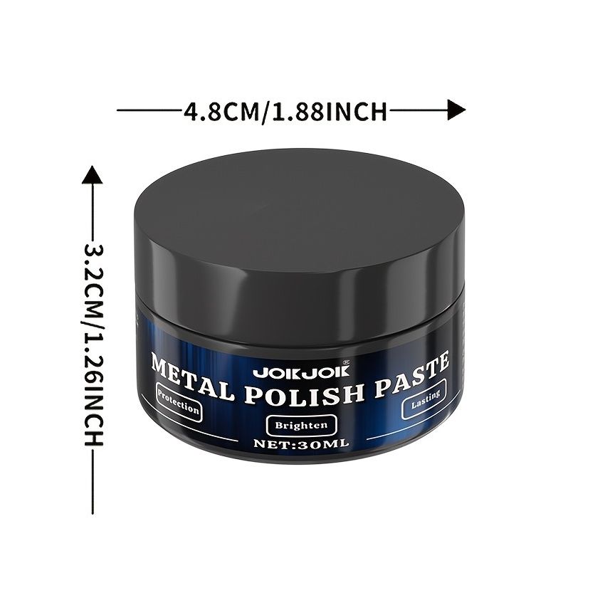 Multifunctional Metal Polishing Paste 30ML + SCRUB PDA – All-in-One Chrome & Metal Repair, Rust Removal & Polishing Compound for Cars, Motorcycles, RVs, Kitchen Utensils, Bathroom & Stainless Steel