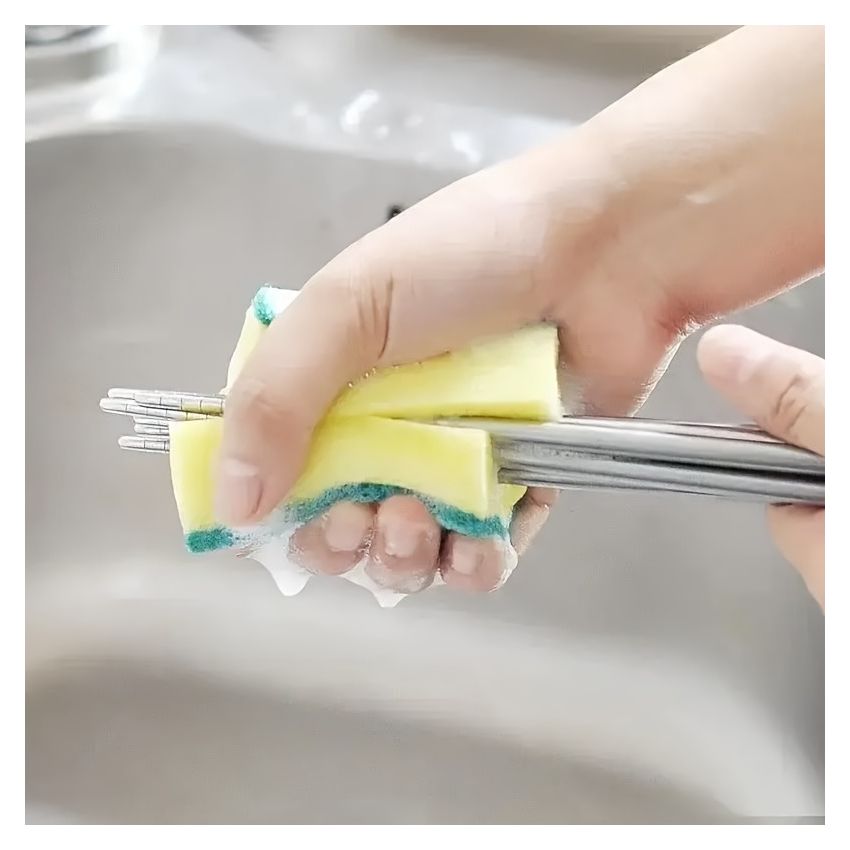 Premium Kitchen Cleaning Sponges – Double-Sided, Non-Scratch Dishwashing Cloths – Durable, Super Absorbent, Anti-Scraping Sponges for Household Cleaning & Kitchen Use 