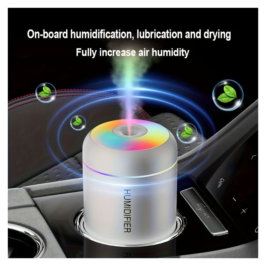 Essential Oil Aromatherapy Diffuser & Cool Mist Humidifier with Color-Changing Night Light – Modern Home & Bedroom Decor, Purifies Air & Creates Relaxing Atmosphere