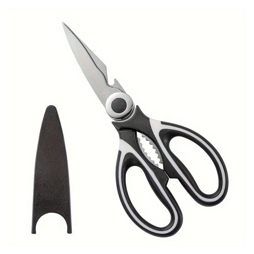 Heavy-Duty Kitchen Shears – 420 Stainless Steel Multipurpose Scissors for Chicken, Duck, Fish & Vegetables – Sharp Blades, Ergonomic Handles, Food-Safe, Durable Cooking Tool