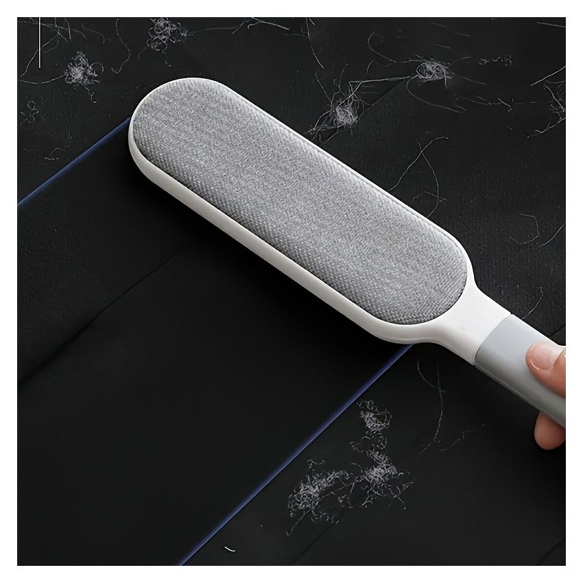 Reusable Pet Hair Remover Brush – Dual-Sided Static Cling Tool for Cats & Dogs, Works on Furniture, Clothes & Carpets | Durable Polypropylene, Eco-Friendly, No Batteries Required