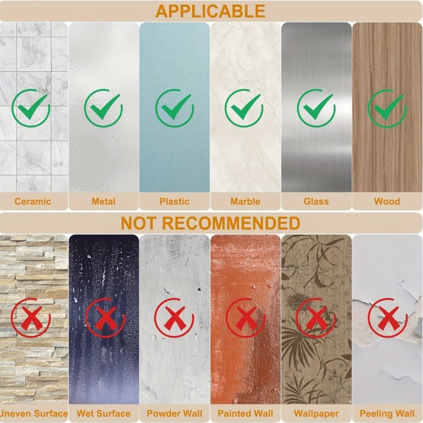 4-Pack Heavy-Duty Self-Adhesive Stainless Steel Wall Hooks – Waterproof, Rustproof Bathroom & Bedroom Hangers for Towels, Robes, Clothes & Accessories – Modern Square Design, Easy Install