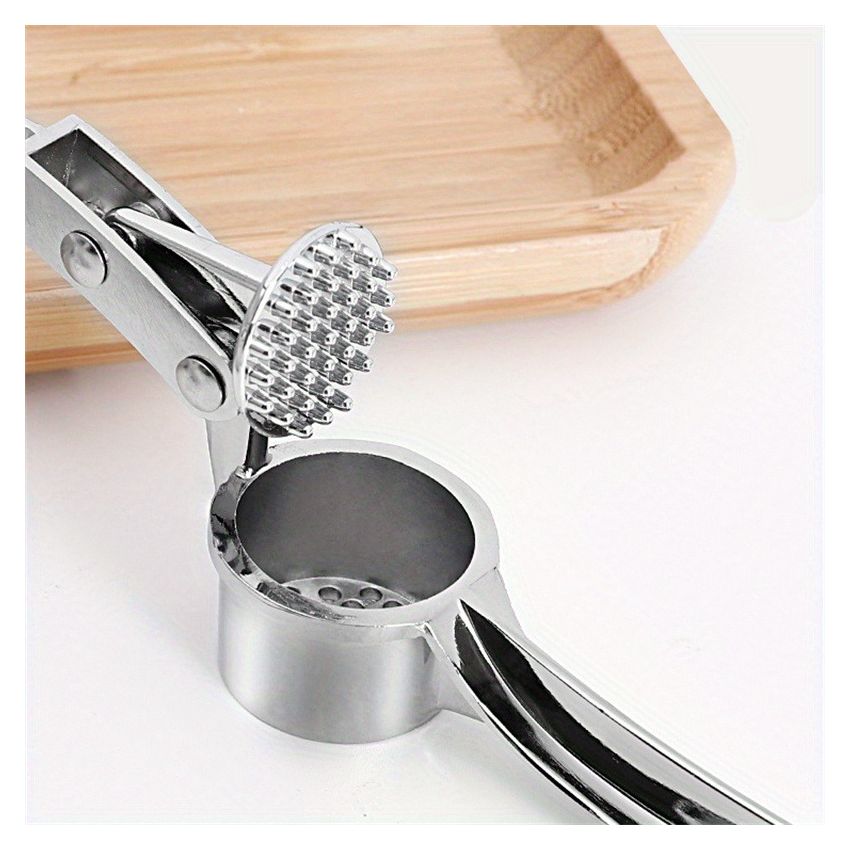 Heavy-Duty Garlic Press, Ginger Crusher & Lemon Squeezer – Manual Garlic Crusher Tool with Ergonomic Handle, Compact Design, Easy-Clean, Sturdy Build for Kitchen, Home & Restaurant Use