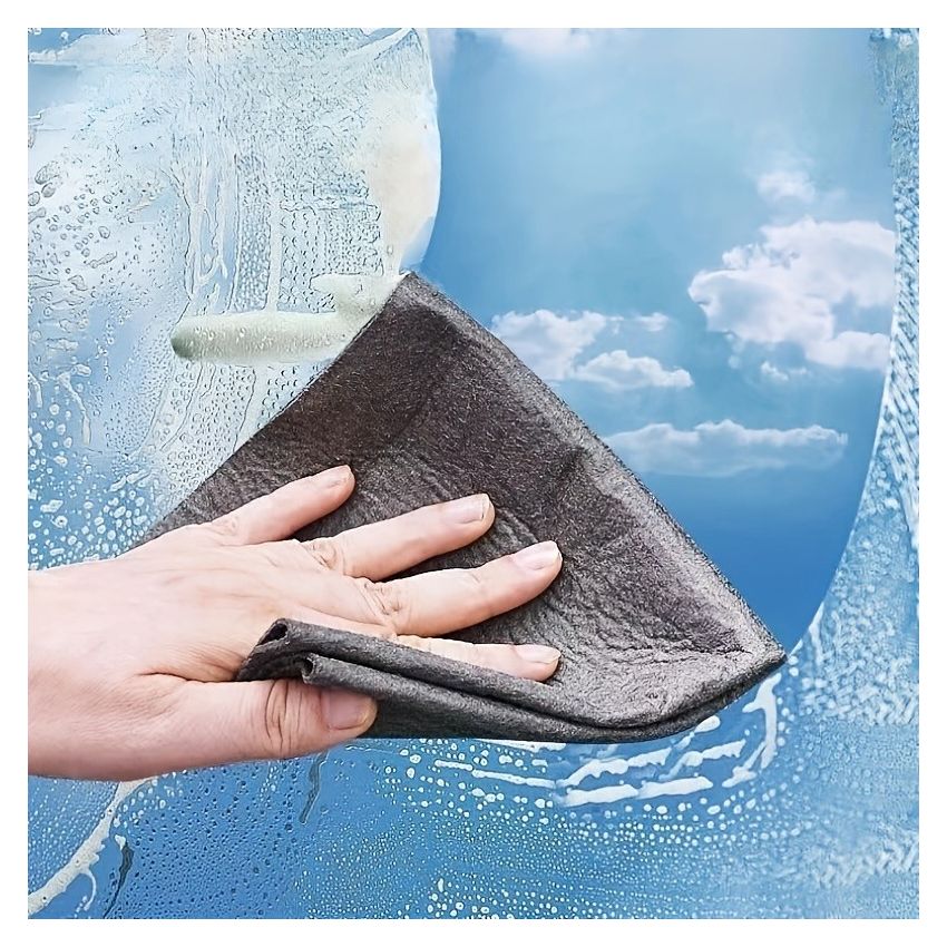 5 PCS Magic Glass Cleaning Cloth – Streak-Free, Lint-Free, and No Watermarks – Perfect for Windows, Mirrors, Screens & Household Surfaces – Durable, Reusable Microfiber Towels