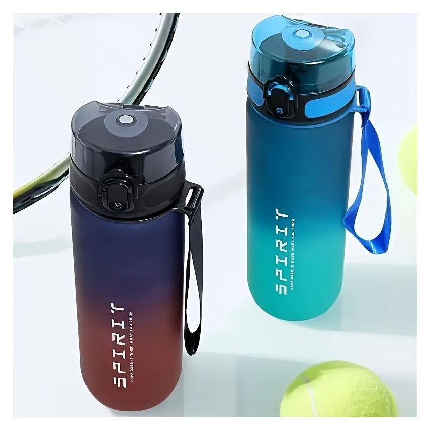 Gradient Sports Water Bottle 1000ml – Large Capacity, Durable Plastic Drinking Bottle for Men & Women, Leakproof Travel Cup for Fitness, Hiking, Camping & Outdoor Activities