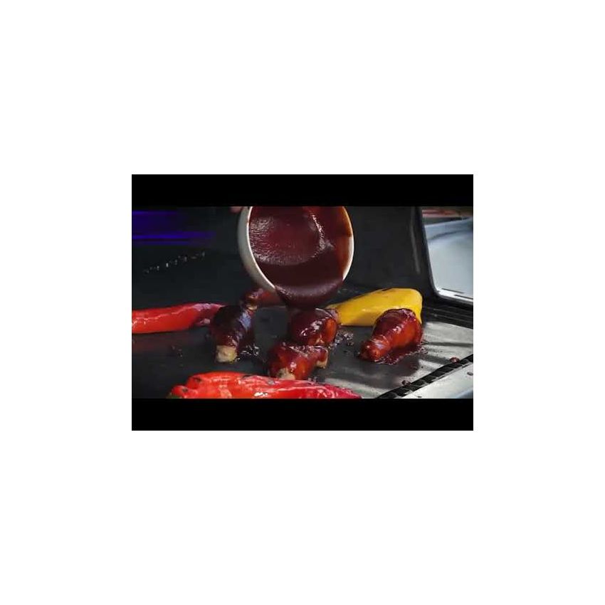 2-Pack Heavy Duty Non-Stick Oven Liners – PTFE-Coated Reusable Baking Mats for Oven Bottoms, Grills & BBQ