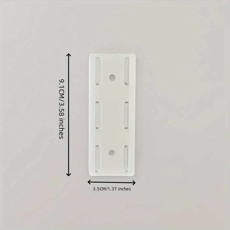 Ultra-Strong Self-Adhesive Wall Mount Socket Organizer – 5 PCS Power Strip & Cable Holder, No-Drill, Traceless, Space-Saving Storage for Home, Office, Kitchen, Bathroom