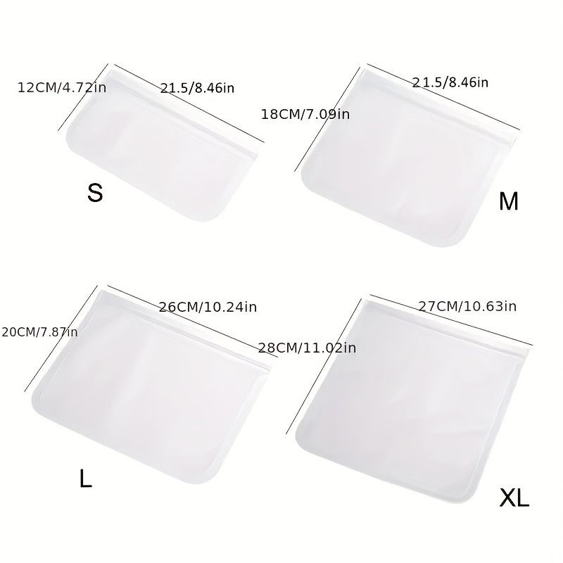 Reusable Silicone Food Storage Bag – Leak Proof & BPA Free