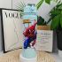 Marvel Spider-Man Sports Water Bottle 800ml – Leakproof Flip-Top with Straw, Transparent Cartoon Design, Portable Large Capacity Bottle for Kids & Adults, Outdoor Fitness Travel Gift
