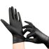 100 PCS Black Nitrile Gloves – Disposable, Latex-Free, Durable, Waterproof, Non-Slip, Food Safe – Ideal for Kitchen, Dishwashing, Cleaning, Indoor & Outdoor Use – Comfortable Fit