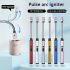 Candle Lighter USB Rechargeable Arc Plasma Igniter, Electric Long Match with LED Battery Display, 360° Flexible Neck, Windproof Flameless for Candles, BBQ, Camping, Gas Stove