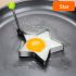 4 PCS Egg Mold Set – Stainless Steel Egg Ring Molds for Cooking, Creative Kawaii Fried Egg & Pancake Shaper, Nonstick Breakfast Rings, Kitchen Accessories for Eggs, Bread & Pancakes