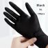 100 PCS Black Nitrile Gloves – Disposable, Latex-Free, Durable, Waterproof, Non-Slip, Food Safe – Ideal for Kitchen, Dishwashing, Cleaning, Indoor & Outdoor Use – Comfortable Fit