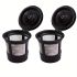 4-Pack Reusable Coffee Filter Pods for Keurig 1.0 & 2.0 – BPA-Free, Universal Fit, Purple