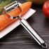 Stainless Steel Multi-Functional Vegetable Peeler & Slicer – Sharp Blade Manual Kitchen Tool for Potatoes, Carrots, Fruits – Ergonomic Handle, Grater, Chopper, Durable