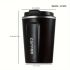 Stainless Steel Insulated Coffee Travel Mug 380ml– 304 Vacuum Double-Layer Cup, Leak-Proof Lockable Lid, Keeps Drinks Hot & Cold, Matte Finish, Portable for Car, Office & Outdoor Use