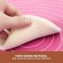 45x60cm Pink Non-Stick Pastry Mat – Reusable Baking Mat with Measurements for Dough, Cookies, Pies & Pastry Making