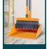 Household Broom and Dustpan Set with Long Handle – Rotatable Broom with Comb Teeth for Easy Floor Sweeping – Cleaning Supplies for Home, Kitchen, Room, Office
