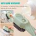 Automatic Liquid Soap Dispenser Cleaning Brush – Kitchen, Laundry & Bathroom Scrubber – Multifunction Shoe & Clothes Brush – Portable, Reusable Cleaning Tool for Home & Trave