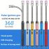 Candle Lighter USB Rechargeable Arc Plasma Igniter, Electric Long Match with LED Battery Display, 360° Flexible Neck, Windproof Flameless for Candles, BBQ, Camping, Gas Stove