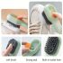 Automatic Liquid Soap Dispenser Cleaning Brush – Kitchen, Laundry & Bathroom Scrubber – Multifunction Shoe & Clothes Brush – Portable, Reusable Cleaning Tool for Home & Trave