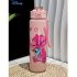 Disney KLM Cartoon Transparent Sports Water Bottle 800ML – Leakproof Pop-Up Lid, Lightweight Rectangle Bottle for Gym, Fitness, Running & Outdoor Hydration – Fun & Durable Gift