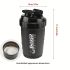 Portable Protein Shaker Cup 16oz – Leak-Proof Shaker Bottle for Gym, Fitness & Sports | Durable PP Material, Lightweight Shaking Cup for Protein Shakes, Smoothies & Meal Prep