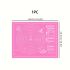 45x60cm Pink Non-Stick Pastry Mat – Reusable Baking Mat with Measurements for Dough, Cookies, Pies & Pastry Making