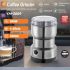 High-Power Electric Coffee & Grain Grinder – 25,000 RPM Fast Grinding, Stainless Steel Blades, Compact Multi-Purpose Kitchen Tool for Coffee, Spices & Nuts – Durable & Sleek Design