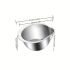 Stainless Steel Kitchen Colander with Handle 10x5.5 Inches– Multi-Use Mesh Strainer for Rice Washing, Fruit Draining & Vegetable Cleaning – Durable, Food-Grade Sieve